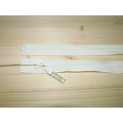 Kostenný zips smotanová 3mm deliteľný jednosmerný 30cm