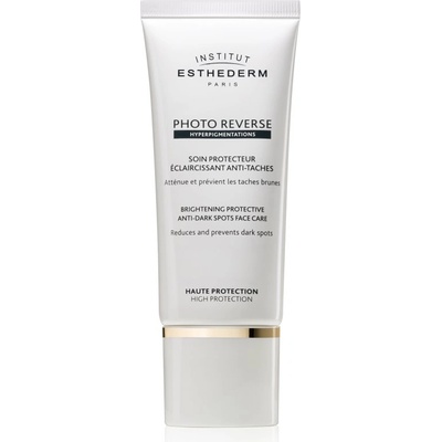 Institut Esthederm Photo Reverse Brightening Protective Anti-Dark Spots Face Care озаряваща защитна грижа против пигментни петна с висока UV защита SPF 50+ 50ml