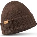 Kreibich & Fellhof merino čepice Traunstein tmavě hnědá