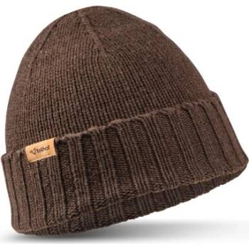 Kreibich & Fellhof merino čepice Traunstein tmavě hnědá