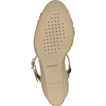 Geox Кожени еспадрили Geox D GELSA в златисто със скосена платформа D55TPA 000CF C2012 (D55TPA.000CF.C2012)