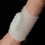 Lovetoy Вибриращ релефен пенис удебелител Knights Ring IV