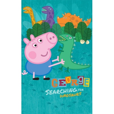 Walltastic fototapeta Prasátko Pepa Pig 152,4 x 243,8 cm