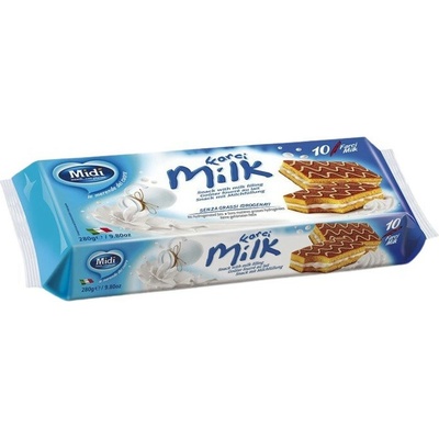 Casalini s.r.l. MIDI piškótový rez s mliečnou náplňou 10 x 28 g