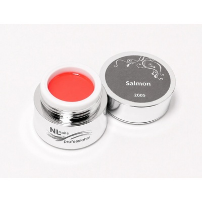 NL nails professional Uv Led barevný gel salmon 5ml