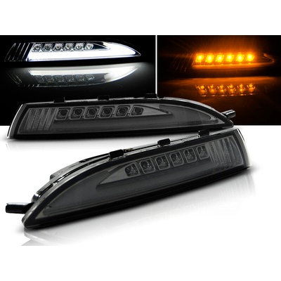 Predné smerovky VW Scirocco 08-14 Smoke LED
