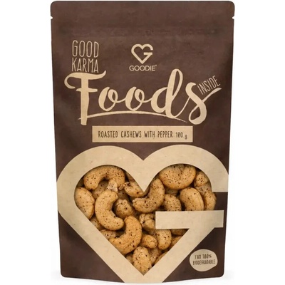 Goodie Kešu pražené v čiernom korení 100 g