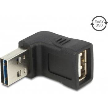 Delock Адаптер Delock - 65521 (USB2.0, мъжки A - женски A, завъртян нагоре/надолу) (65521)