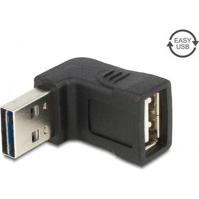 Delock Адаптер Delock - 65521 (USB2.0, мъжки A - женски A, завъртян нагоре/надолу) (65521)
