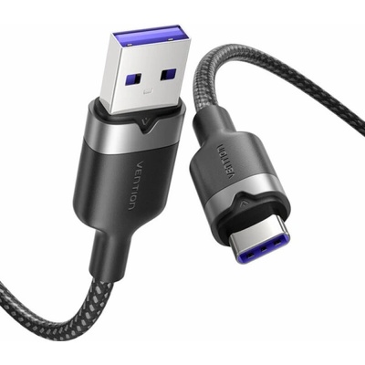 Vention CTOBH USB 2.0 A Male to C Male 6A, 2m, černý