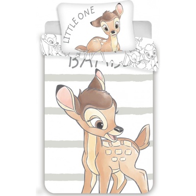 Jerry Fabrics obliečky Bambi Stripe 100 x 135 cm 40 x 60 cm