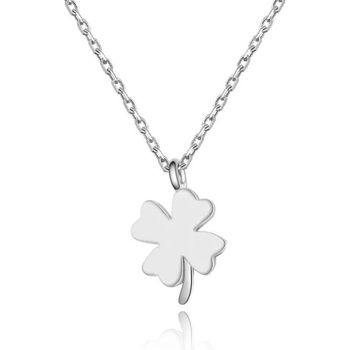 Silenti Jewelry Сребърно колие "Детелина