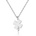 Silenti Jewelry Сребърно колие "Детелина