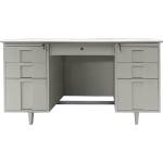 Carmen Метално бюро Carmen CR-1319 L - сиво (3580309) - tierradesign