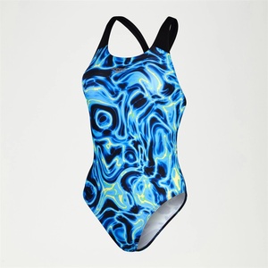 Speedo Бански костюм Speedo Women's One Piece Swimsuit - Blue/Black