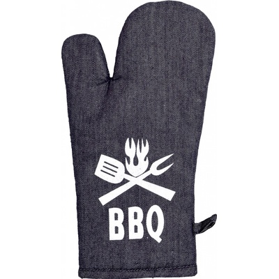 Frobyt Kuchyňská chňapka JEANS BBQ šedomodrá 28 x 18 cm