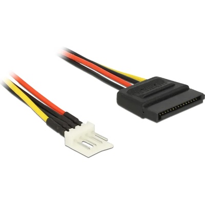 Delock Захранващ кабел Delock SATA 15 пинов мъжки 4 пинов флопи мъжки 60 cm