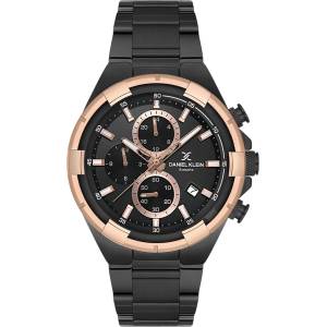 Daniel Klein DK. 1.13804-5 - Мъжки часовник, Exclusive, Кварцов, 44mm, 5 ATM, Черен Часовници