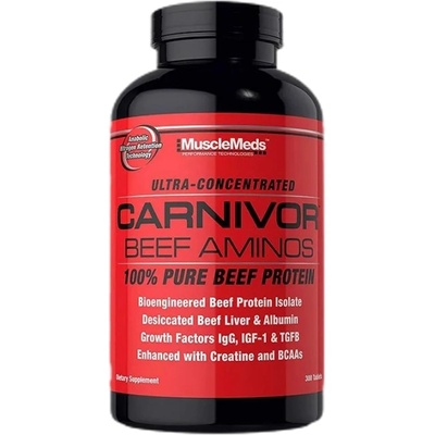 MuscleMeds Carnivor Beef Aminos [300 Таблетки]