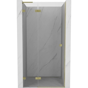 Mexen Lunar L лява врата за душова кабина 75 см, прозрачна, злато матово - 834L-075-000-55-00-L (834L-075-000-55-00-L)