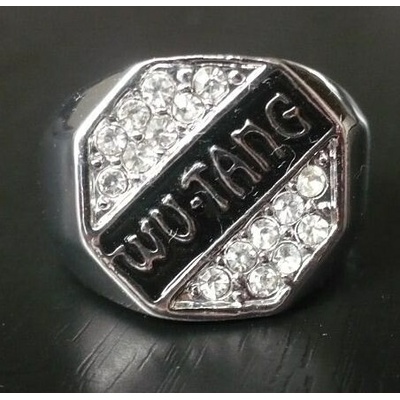 Blingstar Hip Hop Prsten Diamond Silver R276 zirkony kostka