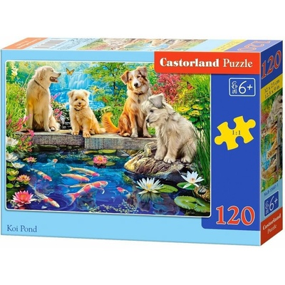 CASTORLAND Rybníček s Koi kapry 120 dielov