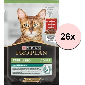 Pro Plan Cat STERILISED MAINTENANCE hovězí 26 x 85 g