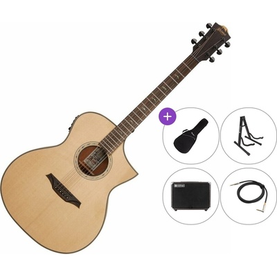 BromoGuitars BAT4CE Premium SET Natural Електро-акустична китара Джъмбо