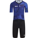 Q36.5 Мъжки скин за колоездене Q36.5 Dottore Speed TRI Skinsuit Casper Stornes Cycling skinsuit - Lava Blue - размер XS (002-4137-0112)