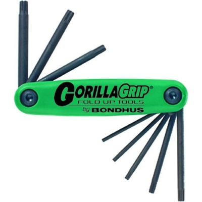 Bondhus Kapesní sada 8ks Torx klíčů GorillaGrip TF8S BO-12632