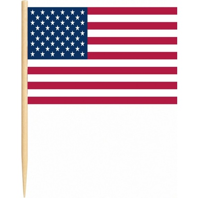 Vlaječka USA - 3 x 2 cm - min 100 ks