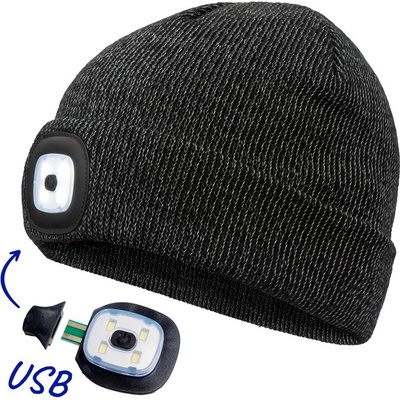 Cerva Deel Led čepice s Led lampou 03140115 reflexní černá