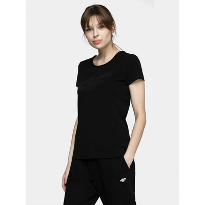 4F NOSH4 TSD005 Dámske tričko US S NOSH4 TSD005 DEEP BLACK