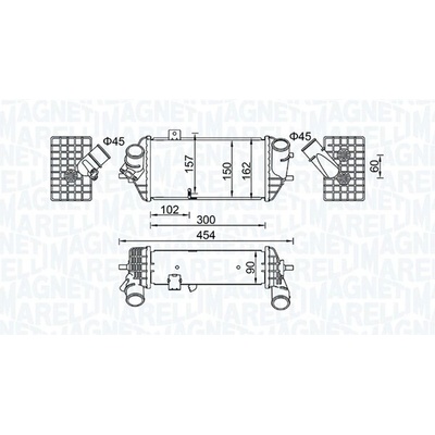Chladič turba MAGNETI MARELLI 351319205690