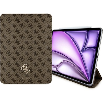 Guess iPad Air 13 2024 Magnetic 4G Big Logo GUFC13RM24PS4SGW brown