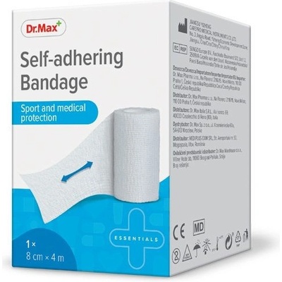 Dr. Max Self-adhering Bandage 8 cm x 4 m samofixační obinadlo 1 ks