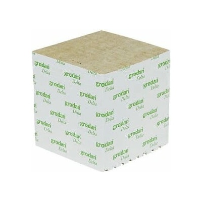 Grodan pěstební kostka malá 75x75x65mm, bez díry 384ks box