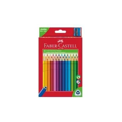 Faber Castell Junior Triangular pastelky 116530 30 farieb + strúhadlo