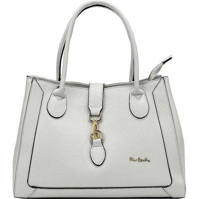 Pierre Cardin Bledokožená kabelka do ruky L55086 sivá