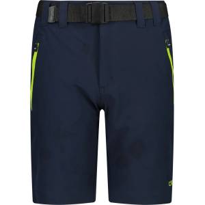 CMP Детски къси панталони Cmp Kid's Bermuda with Belt Shorts - B. Blue / Limegreen - размер 164 (EU) (701-3091-0818)
