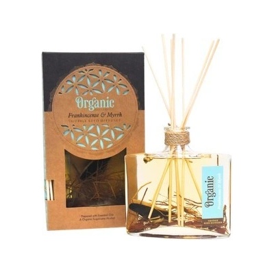 Organic difuzér s tyčinkami, Frankincense&Myrrh 150 ml