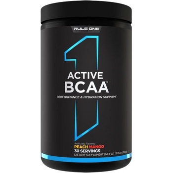 Rule 1 Active BCAA | with Taurine, Citrulline & Electrolytes [375-390 грама] Манго и Праскова