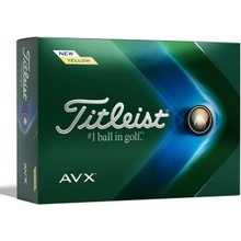 Titleist AVX Žltá 12 ks