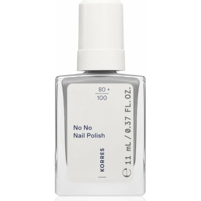 Korres No No Nail Polish pečující lak na nehty odstín 75 Foggy Blue 11 ml