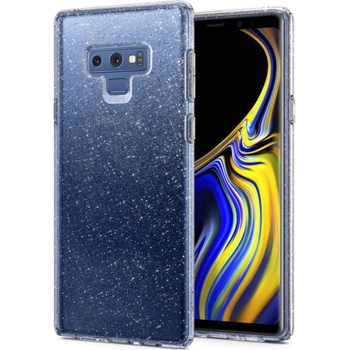 Spigen Liquid Crystal Glitter Case - тънък качествен термополиуретанов калъф за Samsung Galaxy Note 9 (прозрачен)