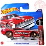 Mattel Количка '71 Mustang Funny Car 1: 64 (Hot WHeels) (24437)