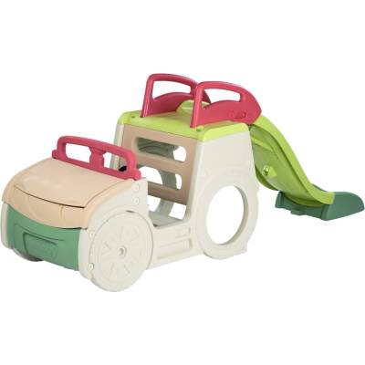 Smoby Prolézačka Auto s pískovištěm a se skluzavkou 150 cm