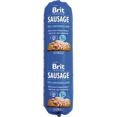 Brit Premium Sausage Chicken & Lamb 800 g