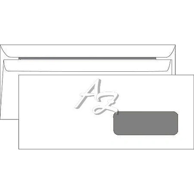 obálka DL s oknem samolepicí/1000ks, 220x110mm, Bílá