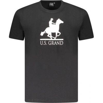 U. s. grand polo Мъжка тениска с къс ръкав us grand polo, Размер 3xl, Цвят Черен (au02646_ne23nero)